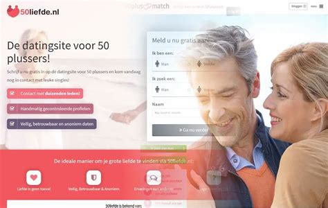 datingsite 50 plus nederland|Datingsite voor 50